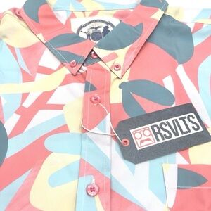 RARE RSVLTS Mens 2XL Bayshore Coral Retail Exclusive Color Way